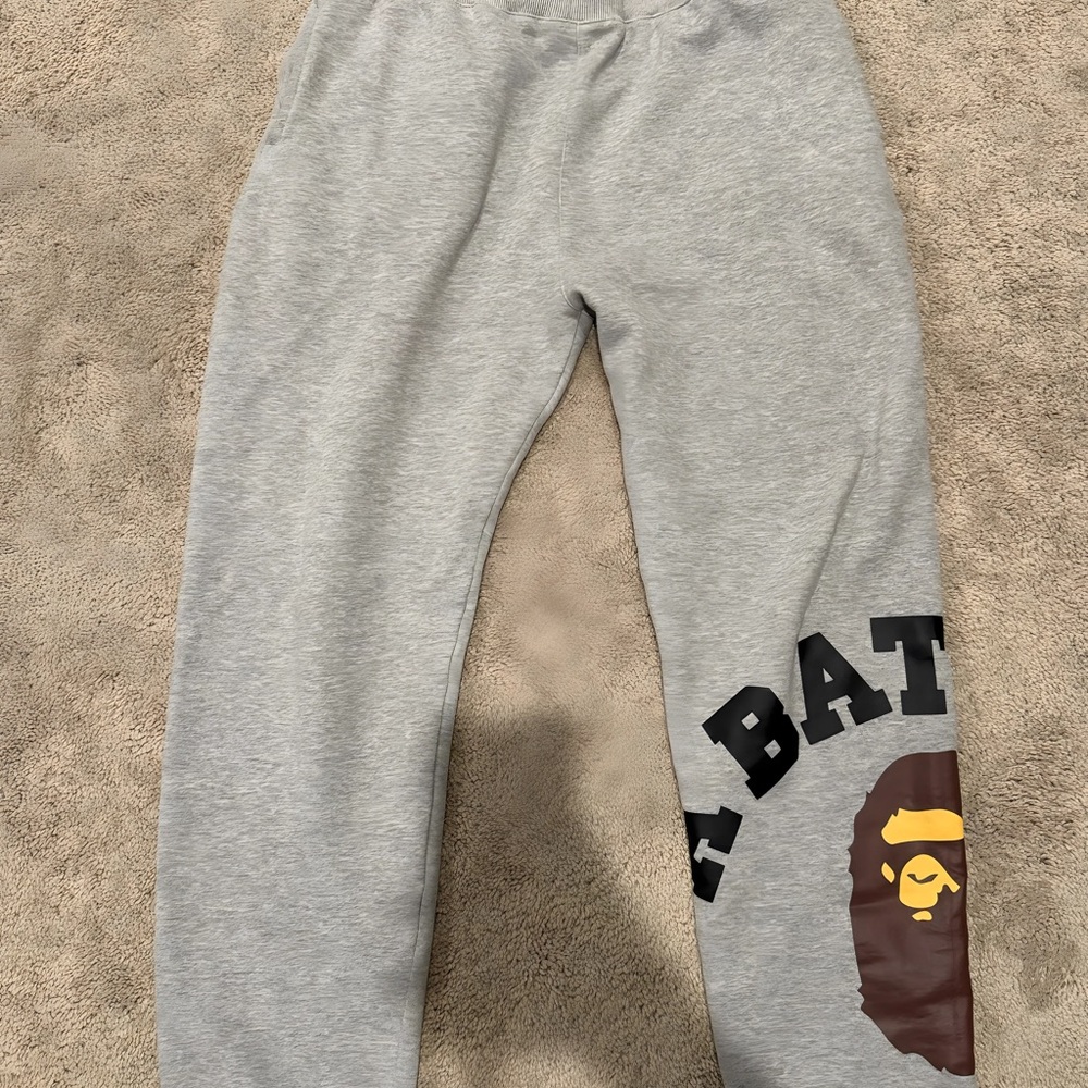A Bathing Ape Men's Gray Joggers